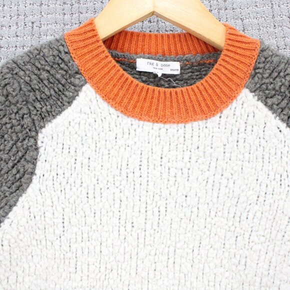Rag & Bone Sweater Womens Size XXS Multicolor Color Block Pullover Knit Soft - Picture 2 of 9